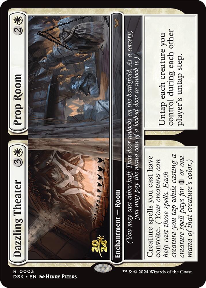 Dazzling Theater // Prop Room [Duskmourn: House of Horror Prerelease Promos] | Local Legends