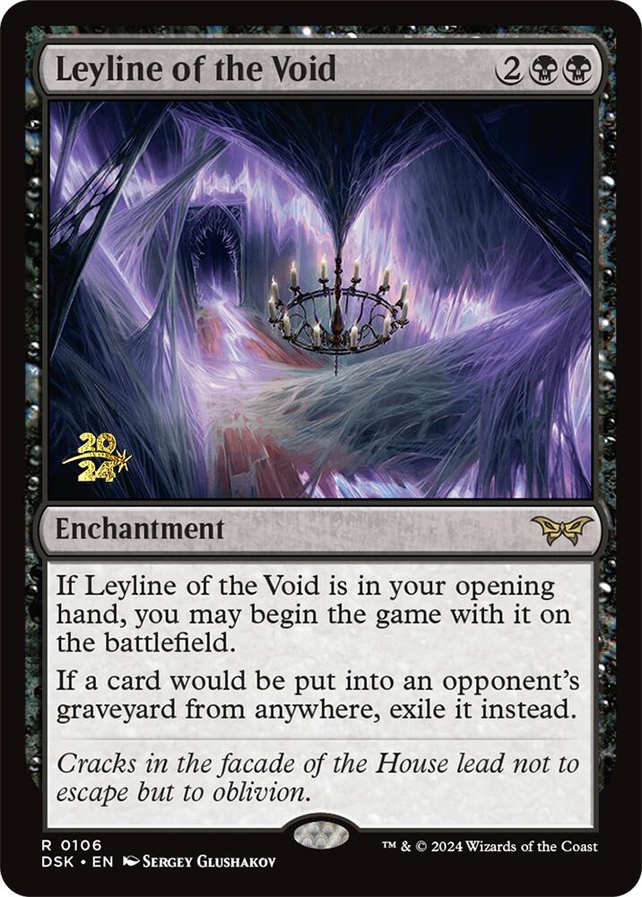 Leyline of the Void (0106) [Duskmourn: House of Horror Prerelease Promos] | Golgari Games