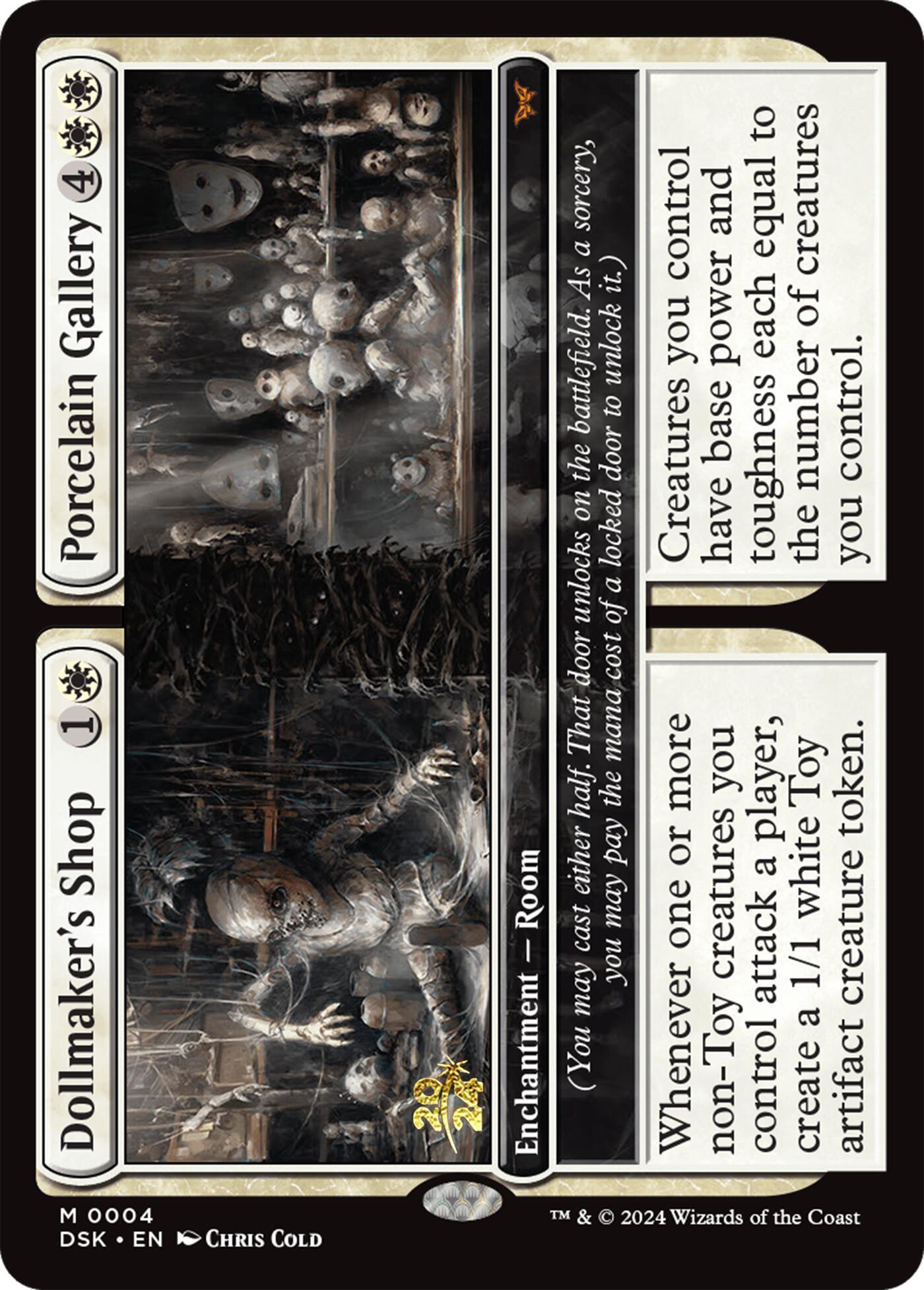 Dollmaker's Shop // Porcelain Gallery [Duskmourn: House of Horror Prerelease Promos] | Local Legends