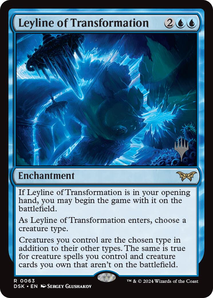 Leyline of Transformation (Promo Pack) [Duskmourn: House of Horror Promos] | Local Legends