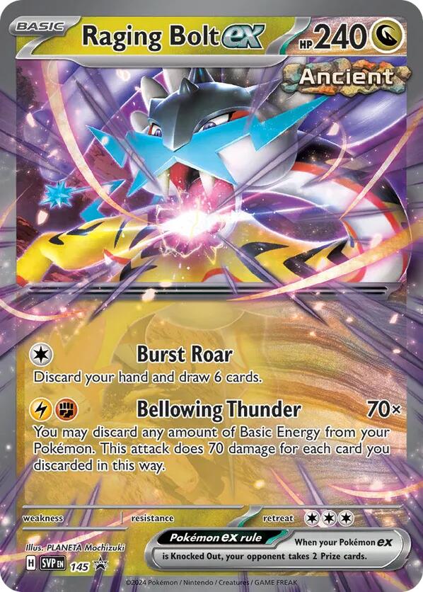 Raging Bolt ex (145) [Scarlet & Violet: Black Star Promos] | Local Legends