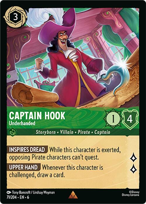Captain Hook - Underhanded (71/204) [Azurite Sea] | Local Legends
