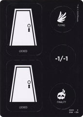 Punch Card Token (1 // 2) [Duskmourn: House of Horror Tokens] | Local Legends