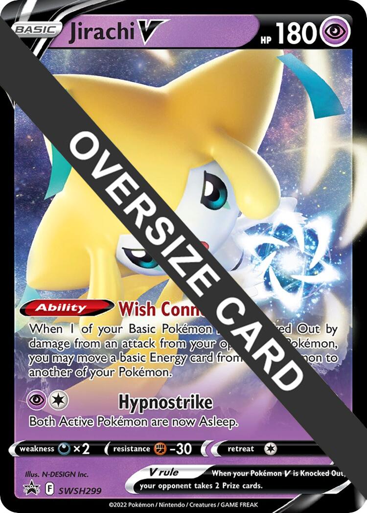 Jirachi V (SWSH299) (Jumbo Card) [Sword & Shield: Black Star Promos] | Local Legends