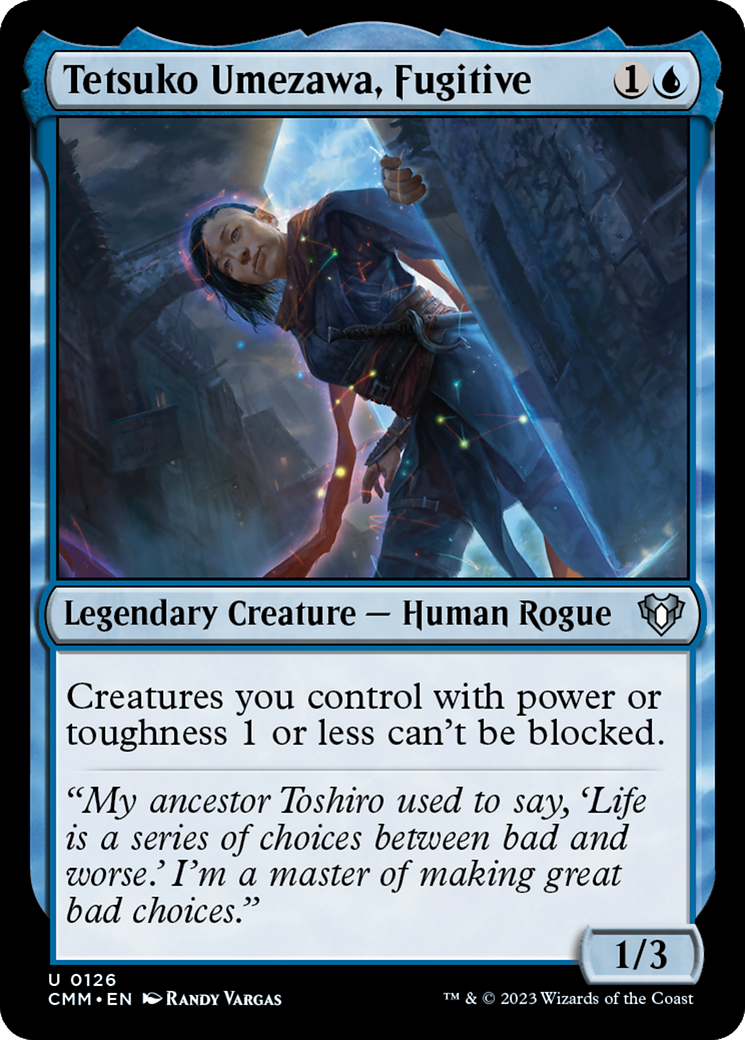 Tetsuko Umezawa, Fugitive [Commander Masters] | Local Legends