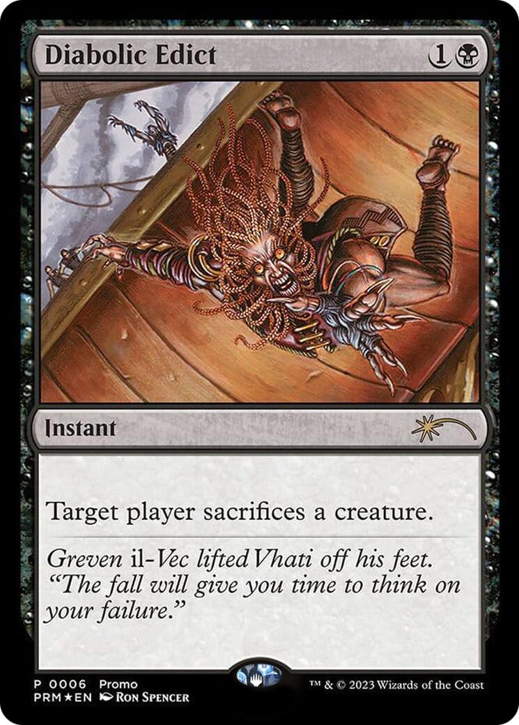 Diabolic Edict (Graphic Novel Insert) [Media Promos] | Local Legends