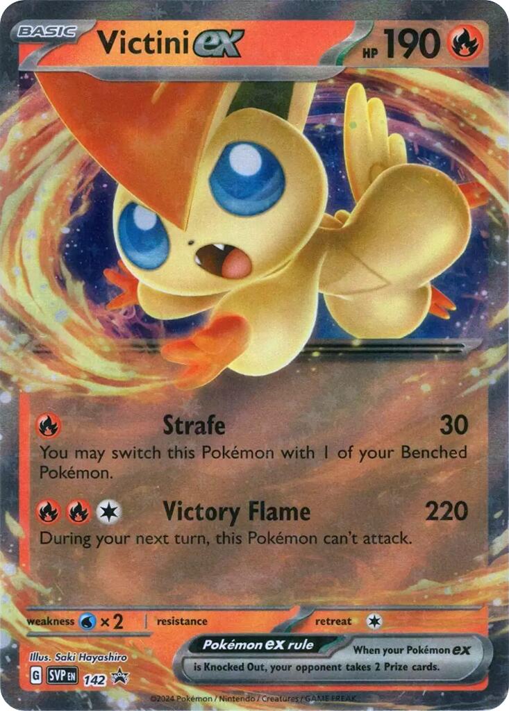 Victini ex (SVP142) [Scarlet & Violet: Black Star Promos] | Golgari Games