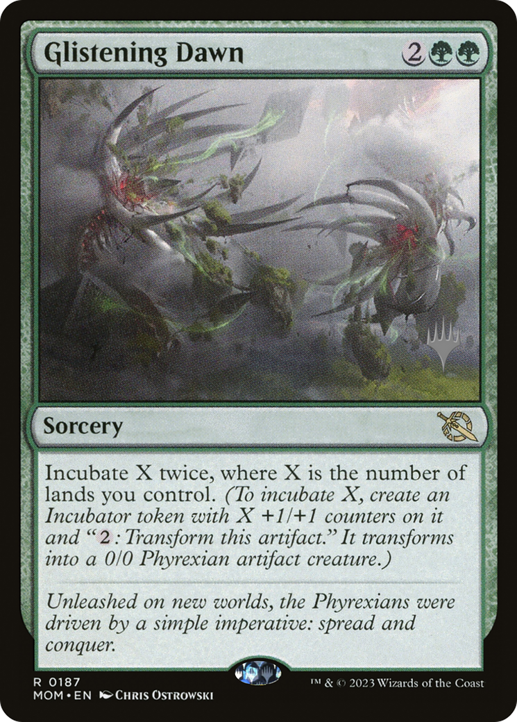 Glistening Dawn (Promo Pack) [March of the Machine Promos] | Local Legends