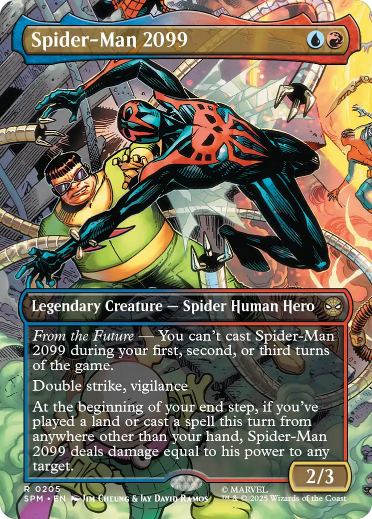 Spider-Man 2099 (0205) (Borderless) [Marvel's Spider-Man] | Local Legends