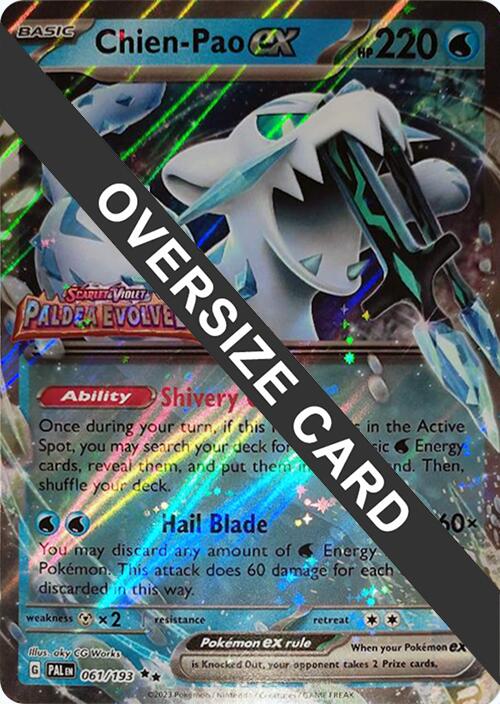 Chien-Pao ex (061/193) (Jumbo) [Scarlet & Violet: Paldea Evolved] | Golgari Games