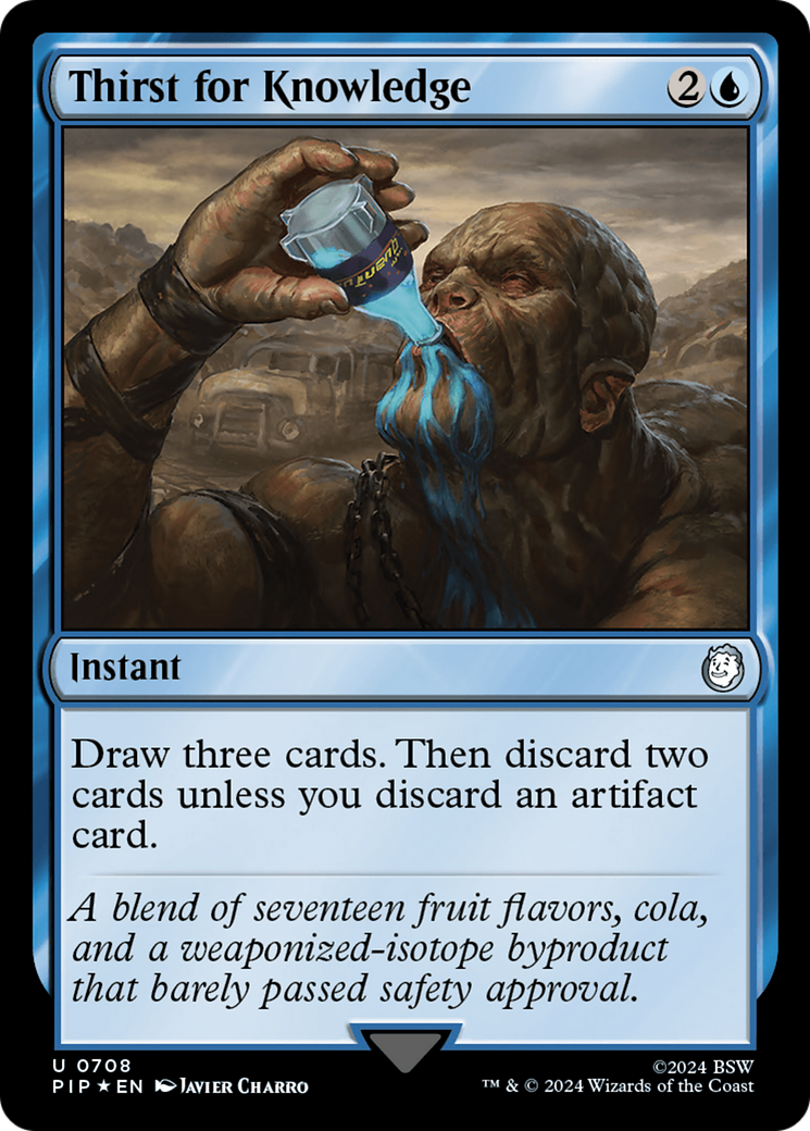 Thirst for Knowledge (Surge Foil) [Fallout] | Local Legends