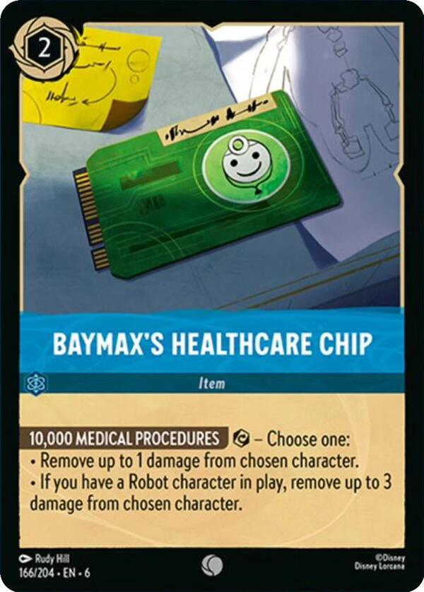 Baymax's Healthcare Chip (166/204) [Azurite Sea] | Local Legends