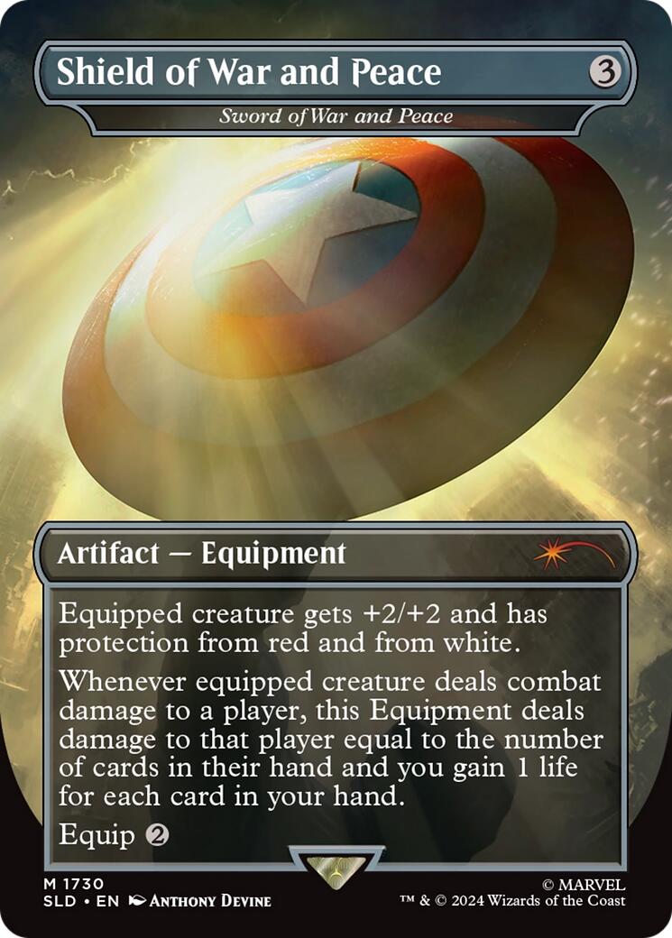 Shield of War and Peace - Sword of War and Peace (Rainbow Foil) [Secret Lair Drop Series] | Local Legends