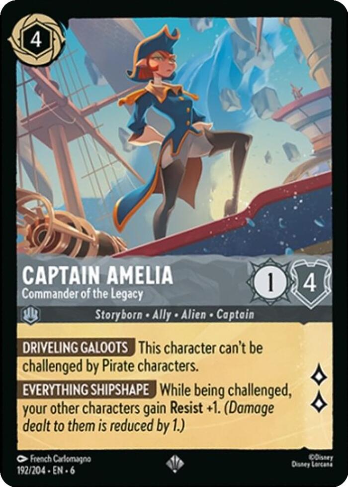 Captain Amelia - Commander of the Legacy (192/204) [Azurite Sea] | Local Legends