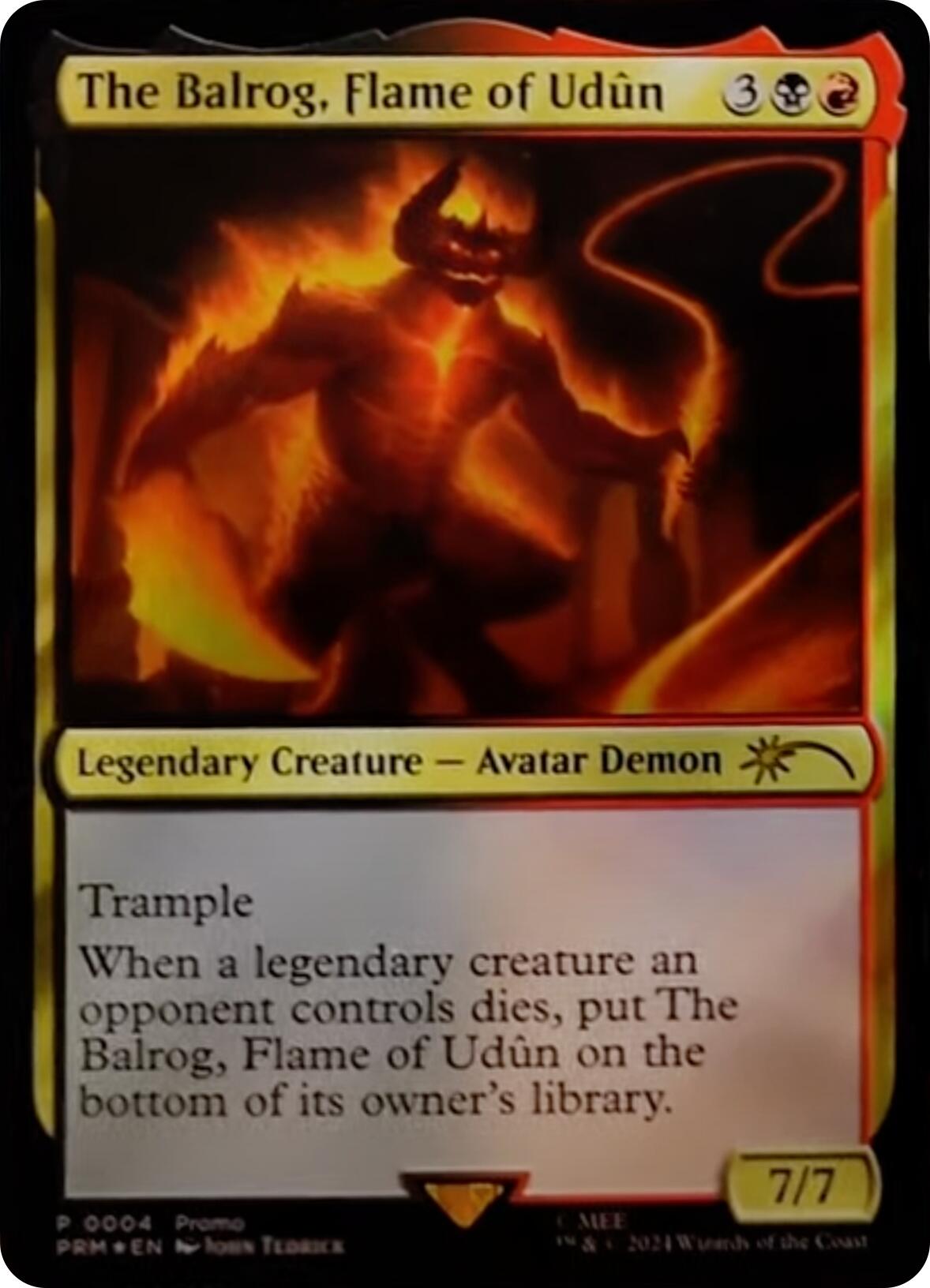The Balrog, Flame of Udun [Resale Promos] | Local Legends