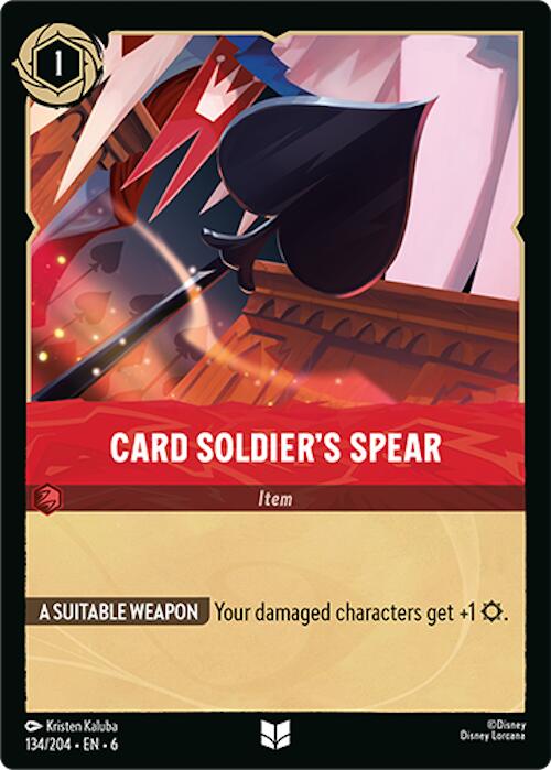 Card Soldier's Spear (134/204) [Azurite Sea] | Local Legends