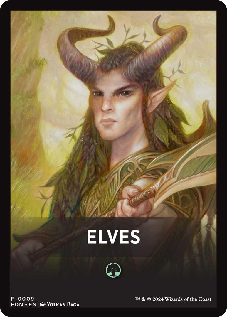 Elves Theme Card [Foundations Tokens] | Local Legends