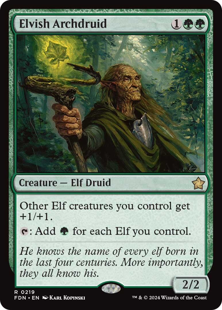 Elvish Archdruid [Foundations] | Local Legends