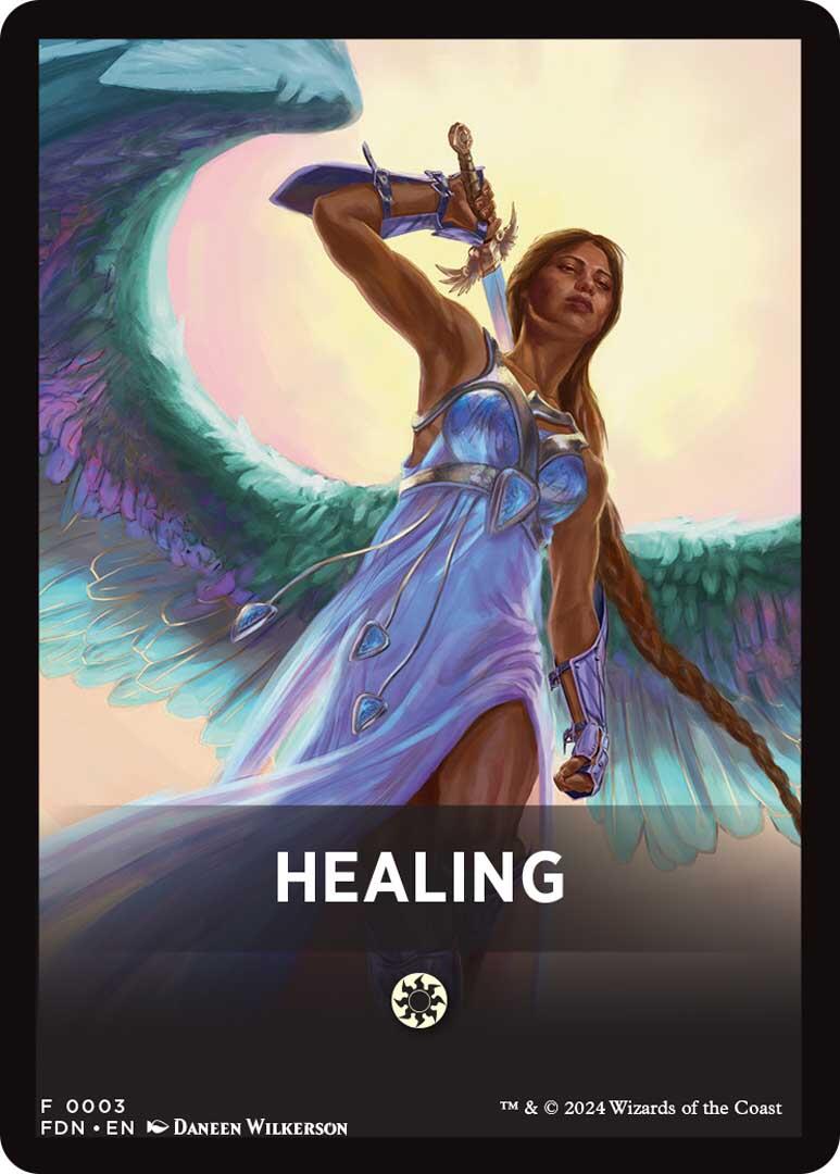 Healing Theme Card [Foundations Tokens] | Local Legends