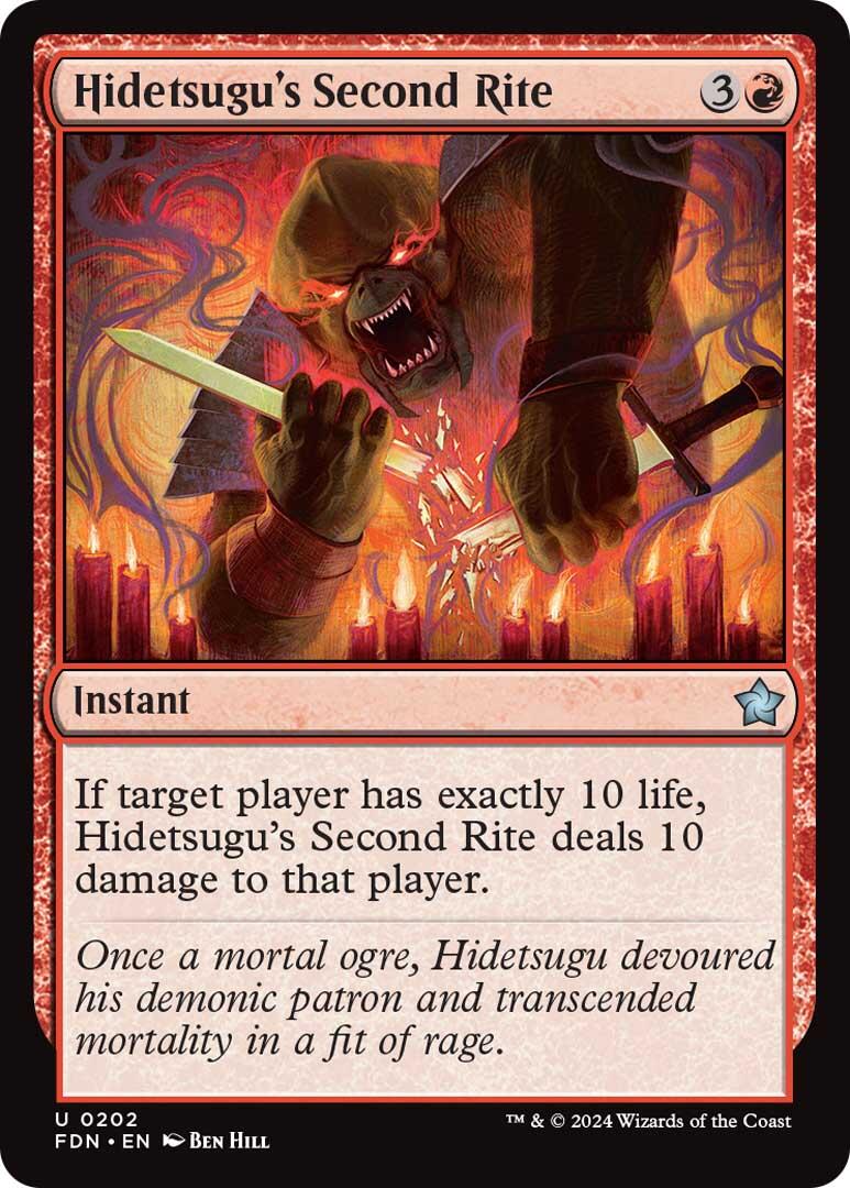 Hidetsugu's Second Rite | Local Legends