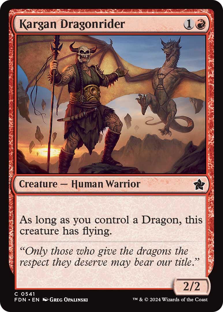 Kargan Dragonrider [Foundations] | Local Legends