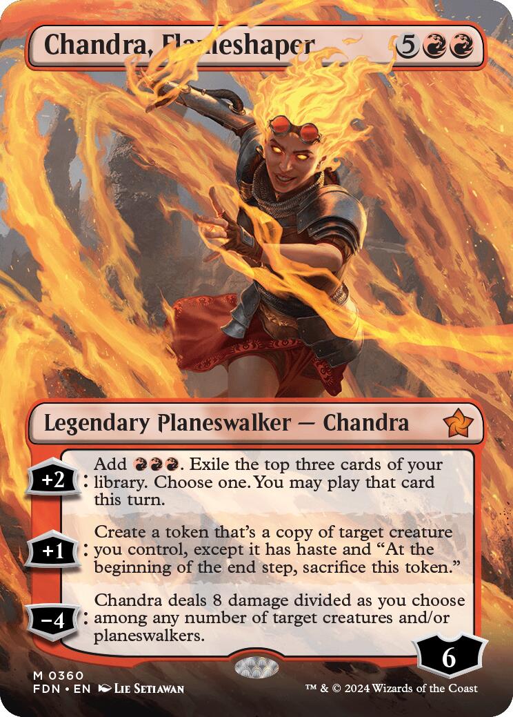 Chandra, Flameshaper (Borderless) | Local Legends