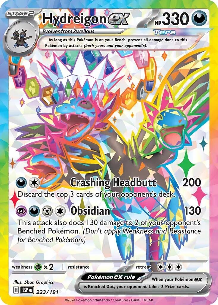 Hydreigon ex (223/191) [Scarlet & Violet: Surging Sparks] | Local Legends