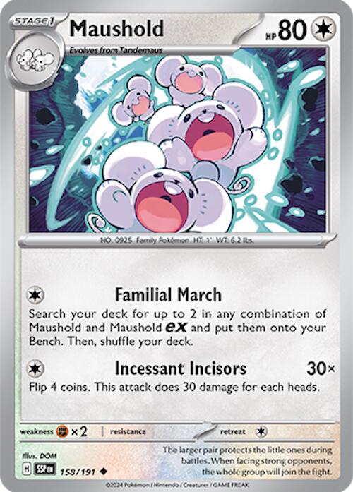 Maushold (158/191) [Scarlet & Violet: Surging Sparks] | Local Legends