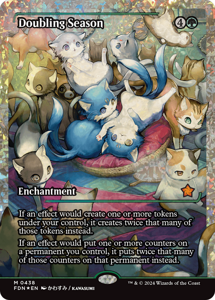 Doubling Season (Showcase) (Fracture Foil) [Foundations] | Local Legends
