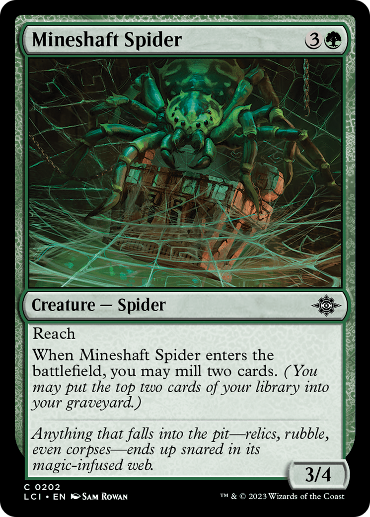 Mineshaft Spider [The Lost Caverns of Ixalan] | Golgari Games