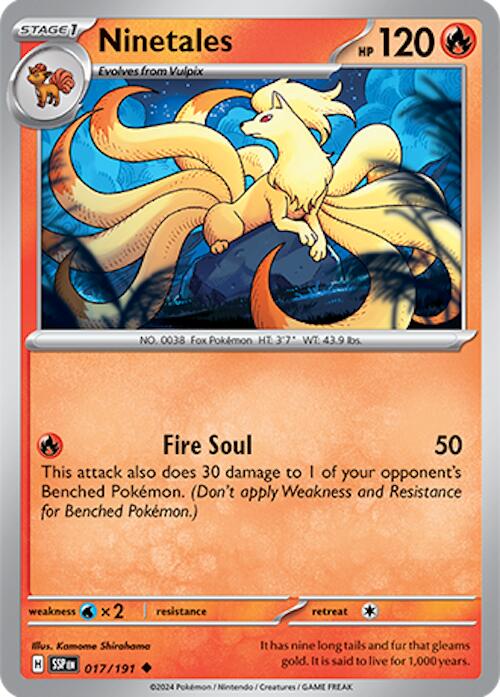 Ninetales (017/191) [Scarlet & Violet: Surging Sparks] | Golgari Games