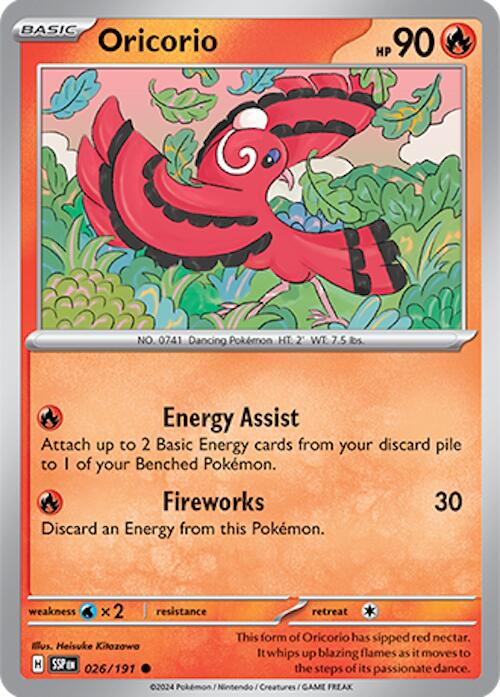 Oricorio (026/191) [Scarlet & Violet: Surging Sparks] | Golgari Games