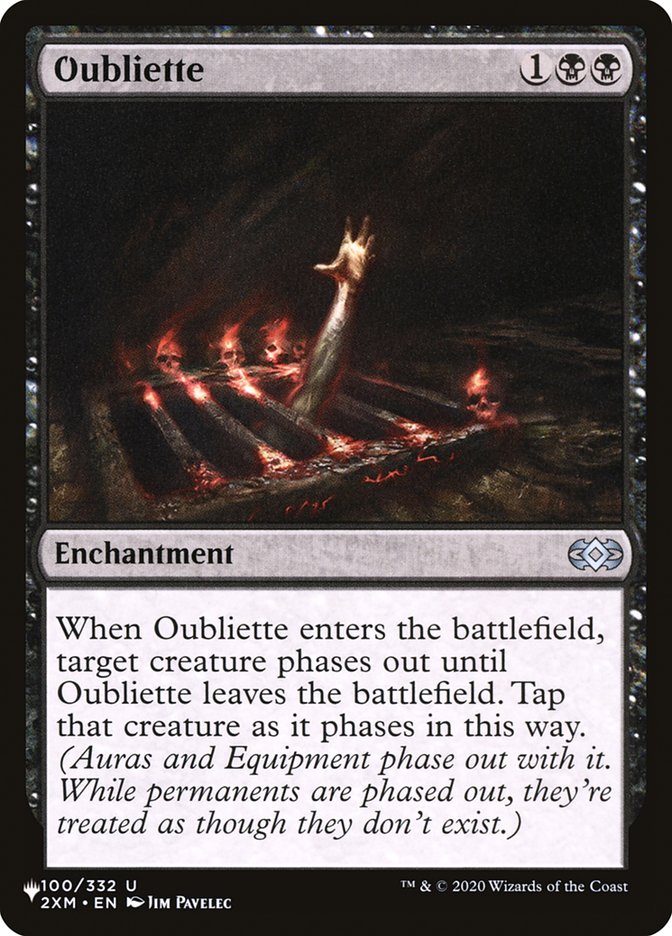 Oubliette [The List] | Local Legends