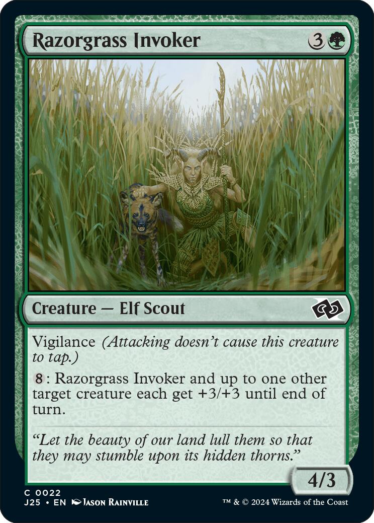 Razorgrass Invoker [Foundations Jumpstart] | Local Legends