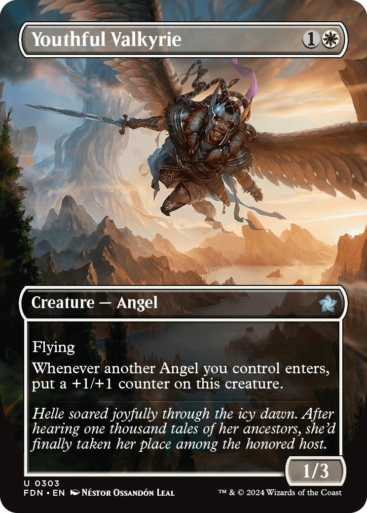 Youthful Valkyrie (Borderless) | Local Legends