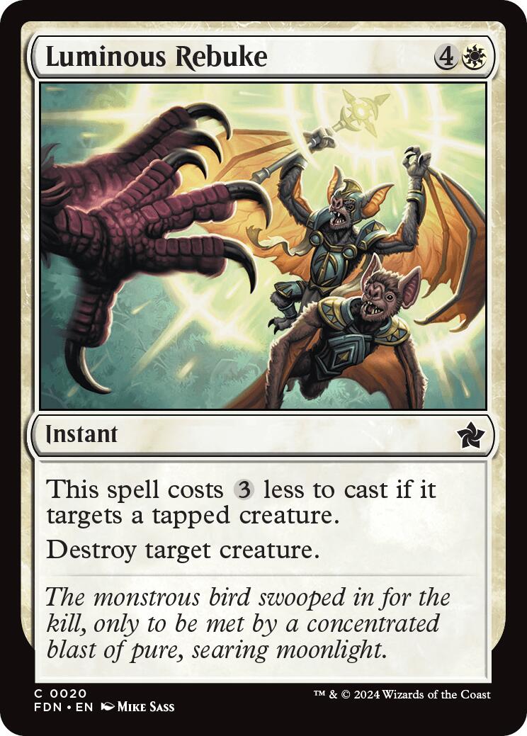Luminous Rebuke [Foundations] | Local Legends