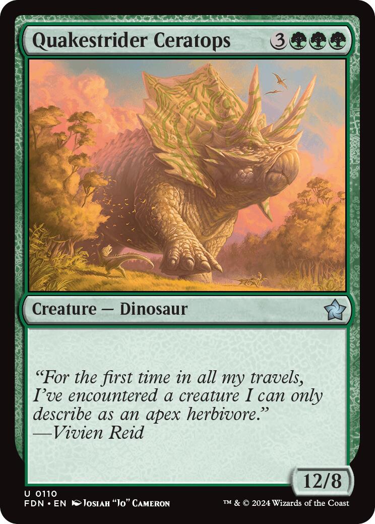 Quakestrider Ceratops | Local Legends