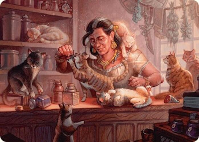 Cat Collector Art Card (1/54) [Foundations Art Series] | Local Legends