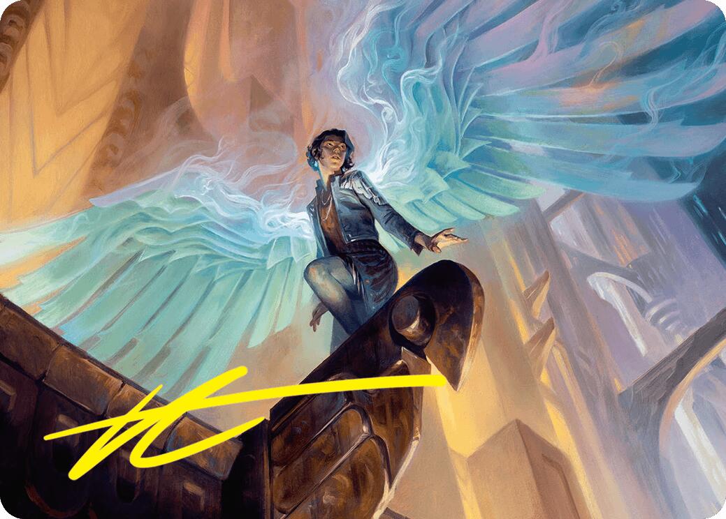 Giada, Font of Hope Art Card (20/54) (Gold-Stamped Signature) [Foundations Art Series] | Local Legends