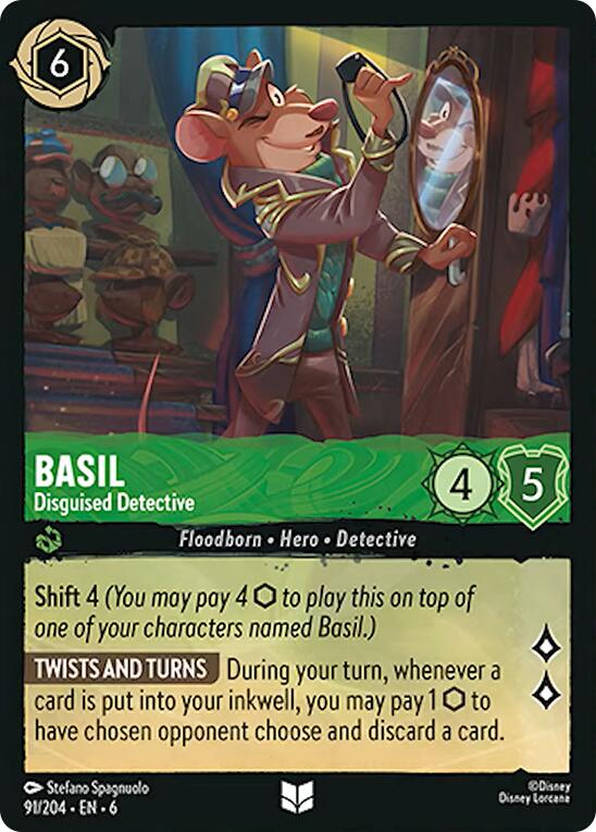 Basil - Disguised Detective (91/204) [Azurite Sea] | Local Legends