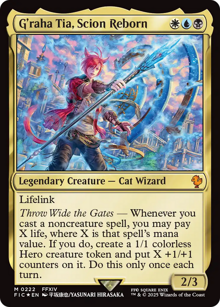 G'raha Tia, Scion Reborn (Surge Foil) [FINAL FANTASY Commander] | Local Legends