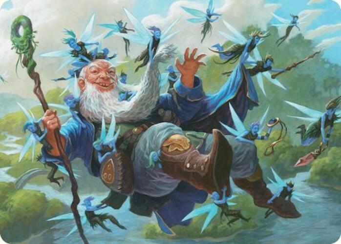 Mischievous Mystic Art Card (7/54) [Foundations Art Series] | Local Legends