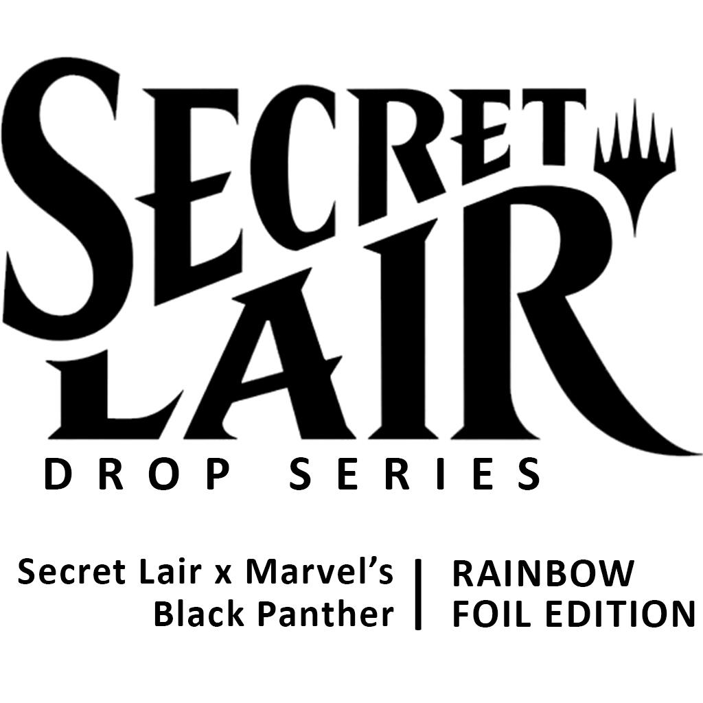 Secret Lair: Drop Series - Secret Lair x Marvel's Black Panther (Rainbow Foil Edition) | Local Legends