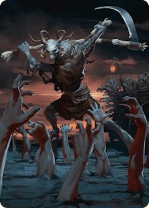 Abyssal Harvester Art Card (34/54) [Foundations Art Series] | Local Legends