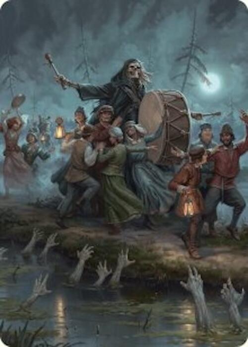 Blasphemous Edict Art Card (35/54) [Foundations Art Series] | Local Legends