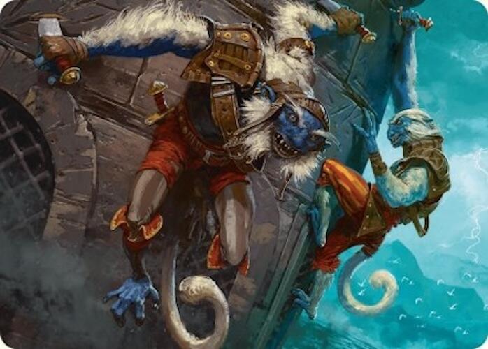 Goblin Boarders Art Card (11/54) [Foundations Art Series] | Local Legends