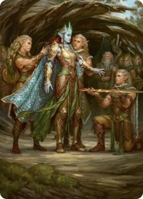 Lathril, Blade of the Elves Art Card (48/54) [Foundations Art Series] | Local Legends