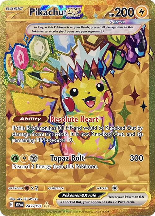 Pikachu ex (247/191) [Scarlet & Violet: Surging Sparks] | Local Legends