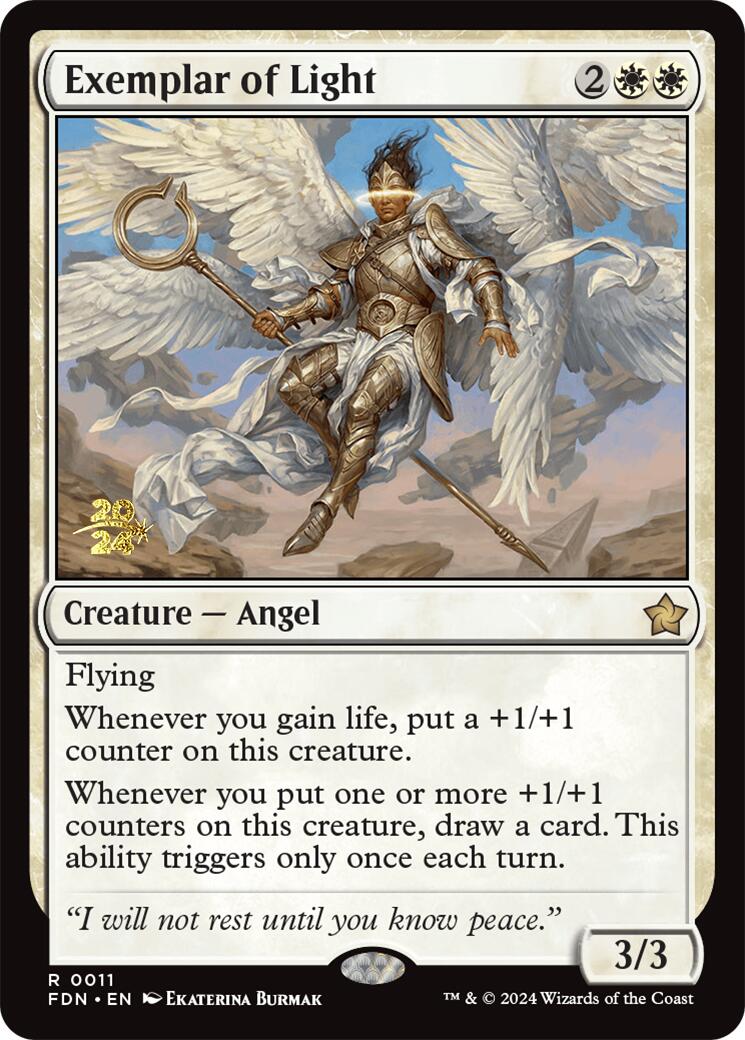 Exemplar of Light [Foundations Prerelease Promos] | Local Legends