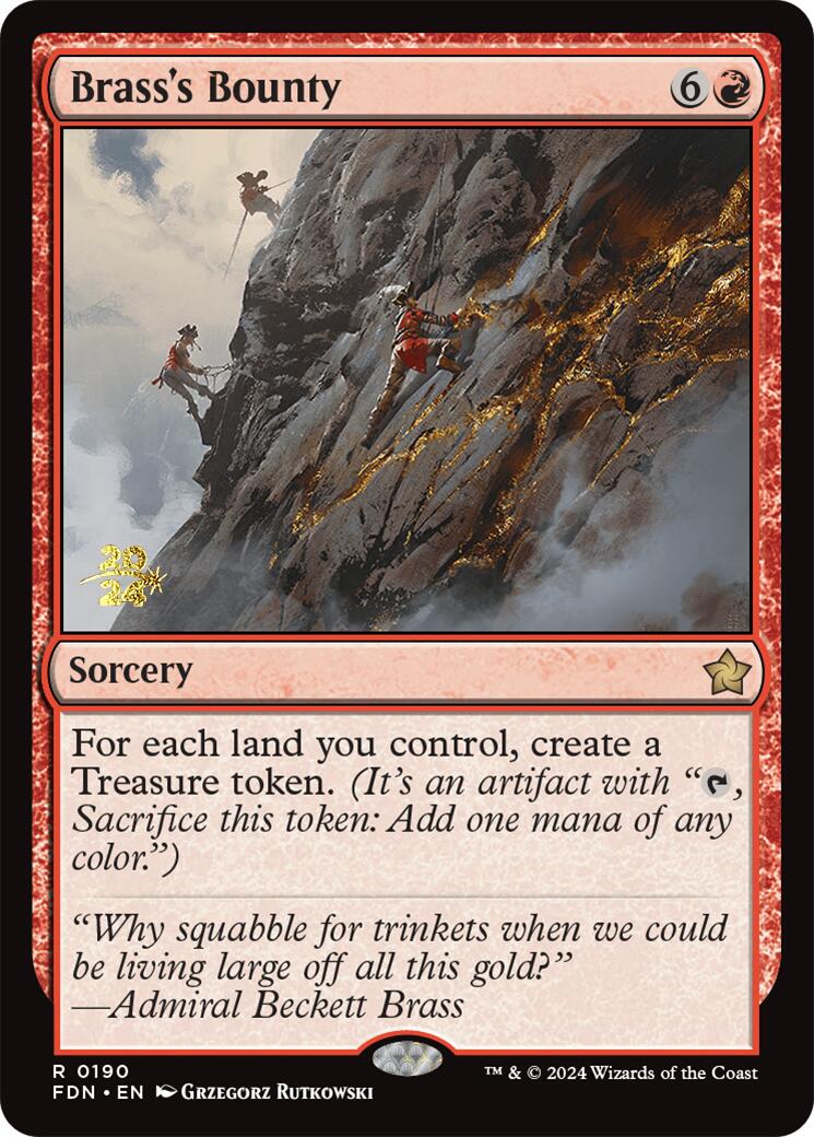 Brass's Bounty [Foundations Prerelease Promos] | Local Legends